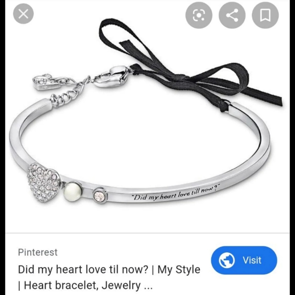 Swarovski bracelet did my heart love till now